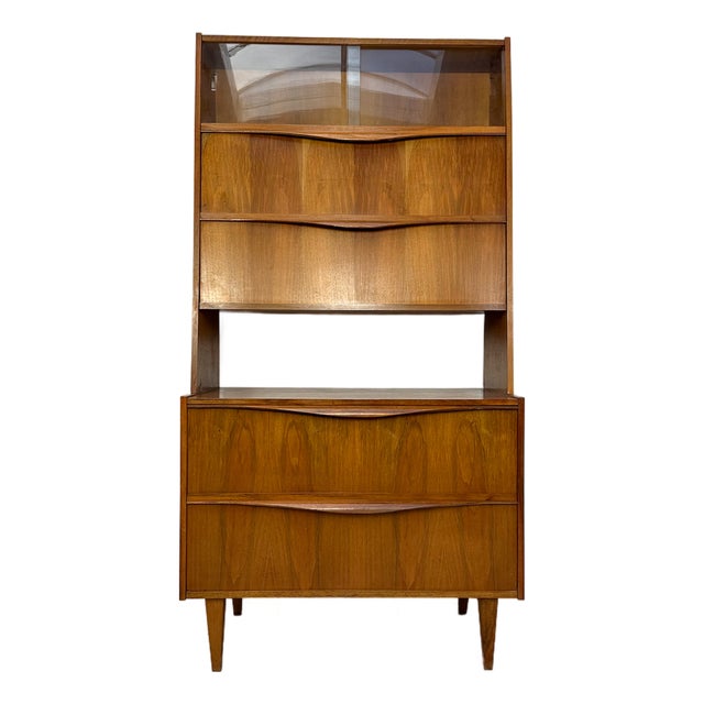 Vintage Walnut Cabinet by Franz Ehrlich for VEB Deutsche Werkstätten Hellerau, 1950s For Sale
