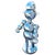 1970s 1975 Post-Modern Chrome Bubble Ball Robot Table Lamp by Torino Lamps For Sale - Image 5 of 12