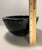 Black Vintage Ward Bennett Sengai Sasaki Black Glass Bowl 24% Lead Crystal Made in Japan For Sale - Image 8 of 8