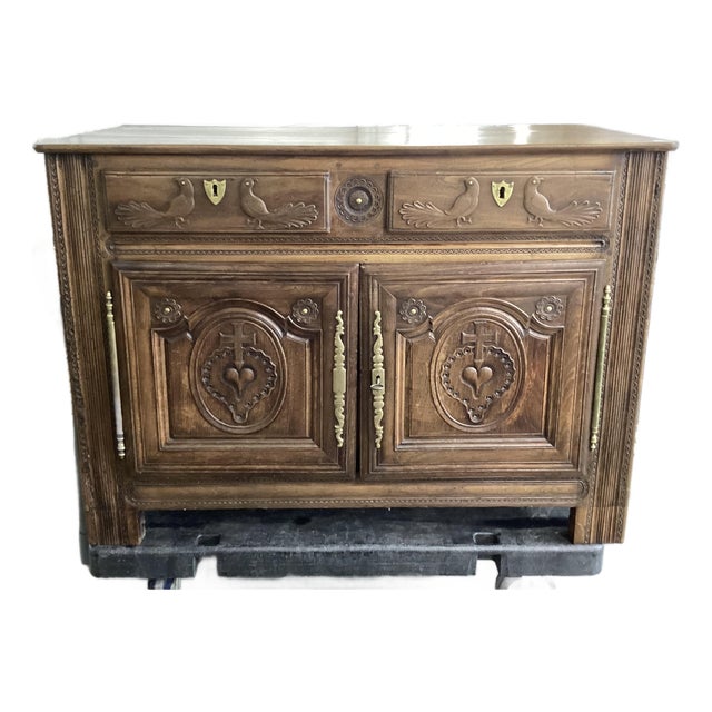 French Antique Chestnut Sideboard/Buffet For Sale