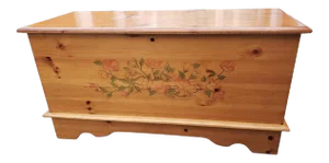 Country Pine Blanket Chest With Inner Cedar Lining