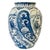 Bring dynamic classic style and statement texture to your vignette with this vintage Chinese blue and white porcelain...