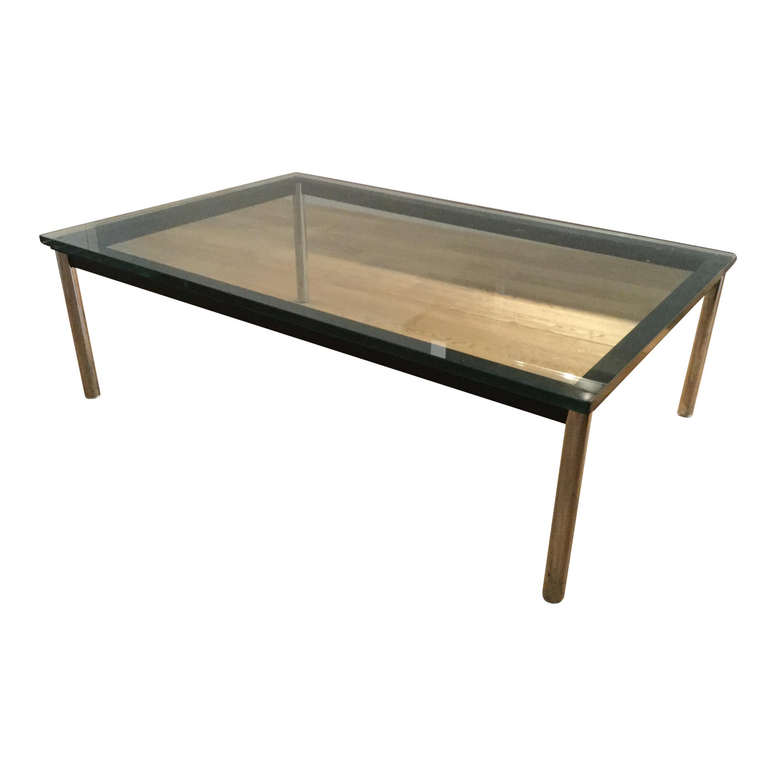Le Corbusier Lc10P Rectangular Coffee Table Chairish