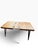 Vintage Mid-Century Modern Solid Oak Extendable Dining Table With 2 Leaves For Sale - Image 9 of 11