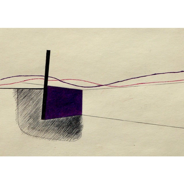 "Memoria Erotica" Abstract Lithograph, Signed, 20th Century, Unframed by Nicholas Pogany For Sale - Image 4 of 7