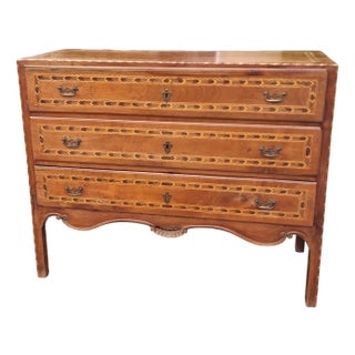 Directory Chest of Drawers in Walnut and Cherry Inlays, 1740 For Sale