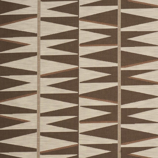 Schumacher Sarita Tapestry Fabric In Java For Sale