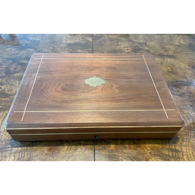 19th Century Silver Plated Mother of Pearl Flatware Set- 6 Place Setting For Sale - Image 5 of 12