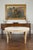 Mid 20th Century Mid 20th Century Italian Vintage Neoclassical Style Pine Dining Table with Marble Top and Swags For Sale - Image 5 of 12