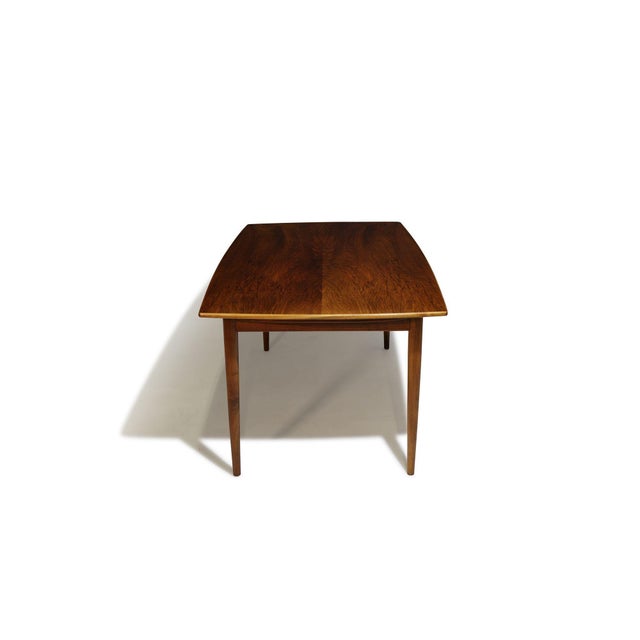 Mid 20th Century Kurt Ostervig Burled Walnut Dining Table With Eye-Catching Grain For Sale - Image 10 of 15