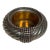 Early 20th Century Moroccan Berber Silver Anklet Converted to Brass-Lined Catchall For Sale