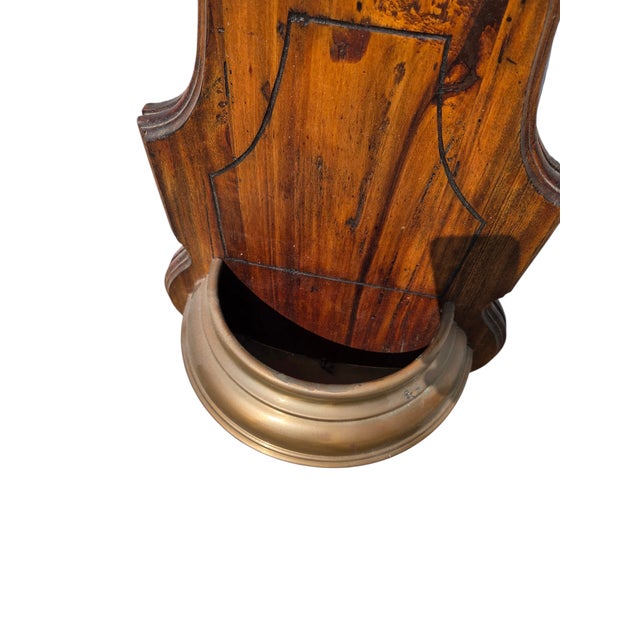 1970s Ethan Allan Rare Rustic Italian Regency Wall Sconce Planter Shelf Pine Brass For Sale - Image 14 of 15
