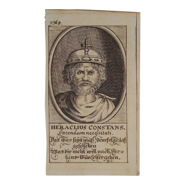 Antique Engraving Kings/Rulers C.1600 Chairish