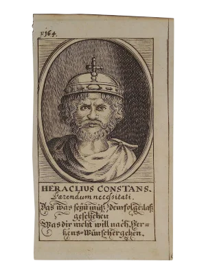 Antique Engraving Kings/Rulers C.1600