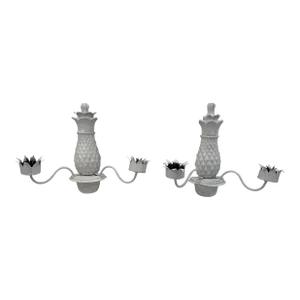 Pair of 1960s Pineapple Design Sconces