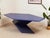 Mid 20th Century Rare 1970’s Origami Dining Table by Don S. Shoemaker in Blue For Sale - Image 5 of 12