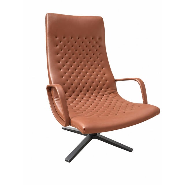 Modern DS-51 Swivel Chair in Leather from de Sede, 2000s For Sale - Image 3 of 6
