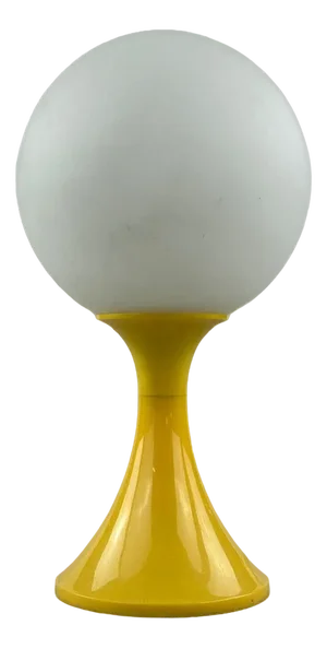 Space Age Ball Table Lamp in Plastic and Glass, 1960s-1970s