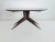 Dining Table with Wooden Structure and Tinted Glass Top, 1950s For Sale - Image 11 of 11