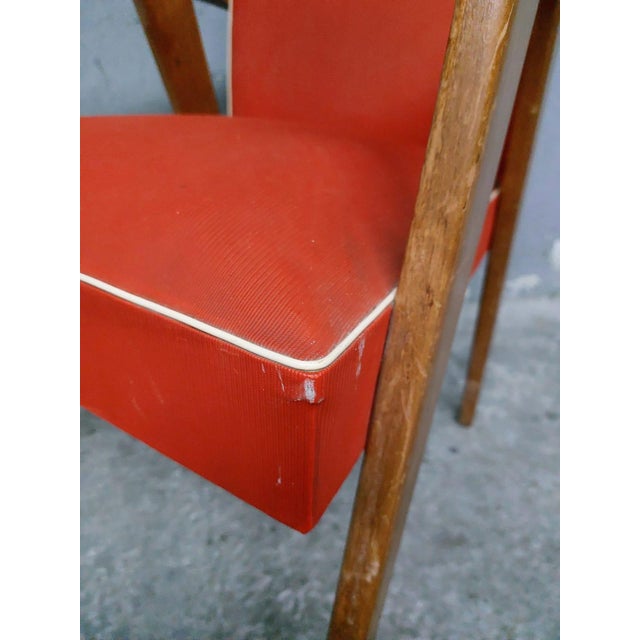 Vintage Red Armchair, 1960 For Sale - Image 13 of 18