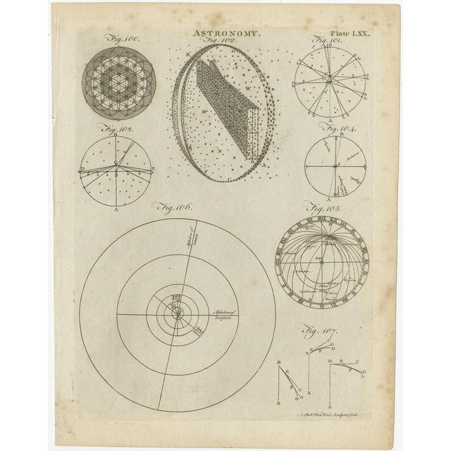 Antique Astronomy Prints by Bell, 1797, Set of 12 For Sale - Image 6 of 14