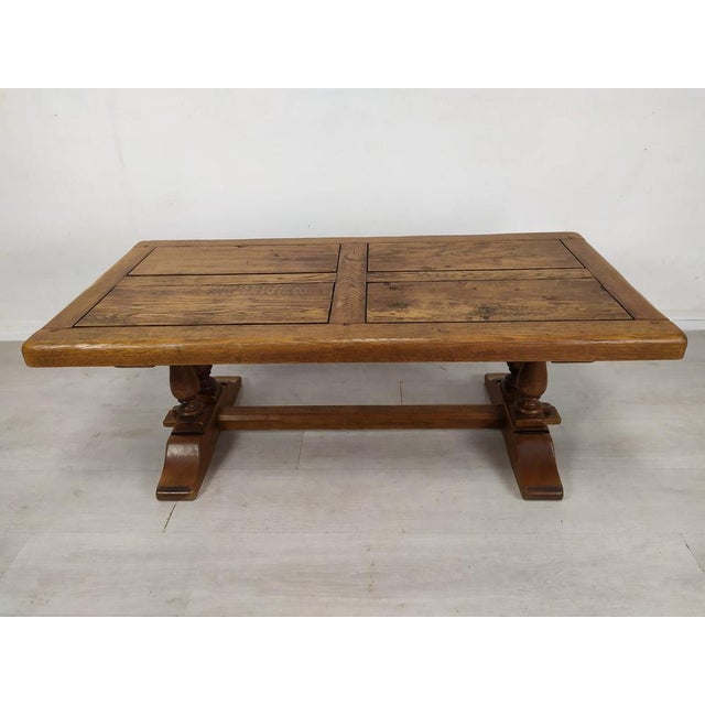 Oak Monastery Coffee Table, 1970s, in Good conditions. Designed 1970 to 1979