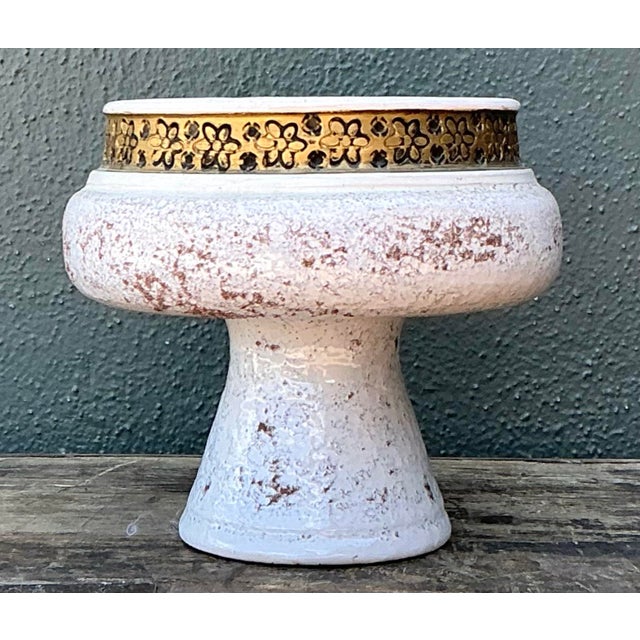 Vintage Italian Rosenthal Nutter Glazed Ceramic Bowl For Sale - Image 11 of 12