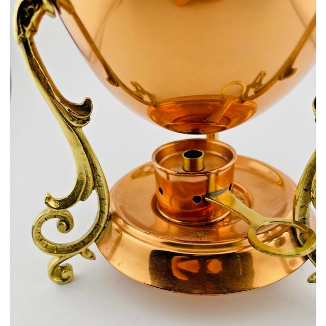 Vintage Tagus Portugal Copper Egg Coddler Complete With Chicken Finial For Sale - Image 12 of 18