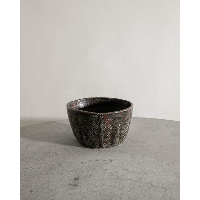 Stoneware Bowl by Carl-Harry Stålhane for Rörstrand, 1950s For Sale - Image 6 of 6