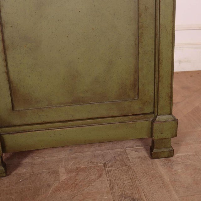 Green French Nightstands with Faux Marble Top, Set of 2 For Sale - Image 8 of 15
