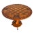1930s Tramp Art Matchstick Folk Art Chess Side Table For Sale
