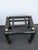 Hollywood Regency Black Painted Glass Top Side Tables a Pair 6901 For Sale - Image 9 of 18