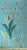 Exquisitely hand-painted chinoiserie mural set with calming teal background, showcasing lush tropical banana leaves, palm...