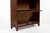 Brown Antique English Tall Stepback Oak Wood Barrister Bookcase Cabinet For Sale - Image 8 of 11