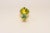 Ceramic Italian Modernist Yellow, Orange, and Green Glazed Ceramic Fish Form Vide Poche For Sale - Image 7 of 14