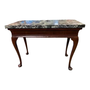 George II Walnut Console or Side Table, Mid 18th Century