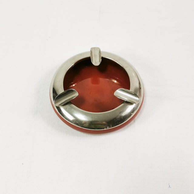 Metal Ashtray by Max Lauger for Tonwerke Kandern, Germany, 1900s For Sale - Image 7 of 8