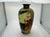 Chinoiserie Circa 1940 Hand Painted Ceramic Vase 10.5” Monkey Musicians Chinoiserie China For Sale - Image 3 of 8