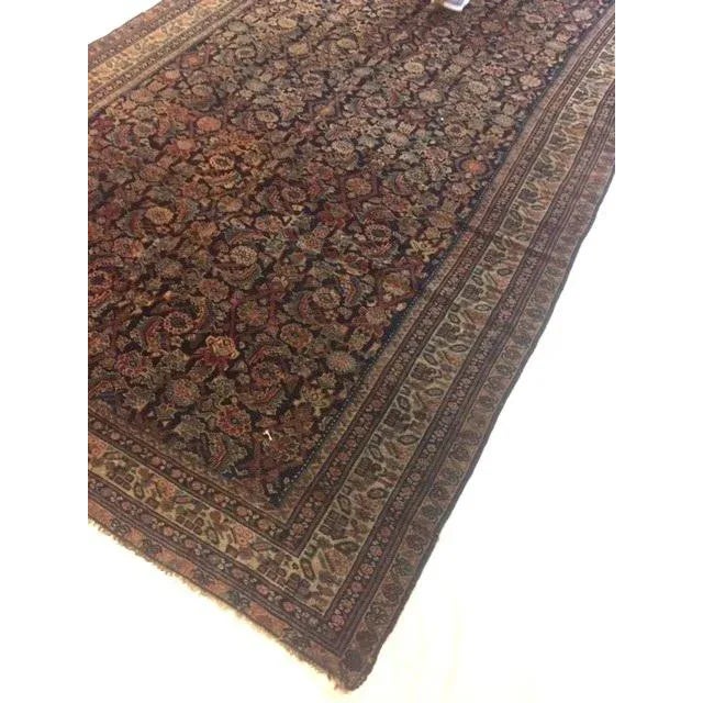 Textile 1900's Antique N.West Persian Palace Rug, 6'3" X 23'10" For Sale - Image 7 of 12