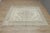 1950s Turkish Vintage Handmade Floral Desing Vintage White Oushak Wool Area Rug For Sale - Image 4 of 13