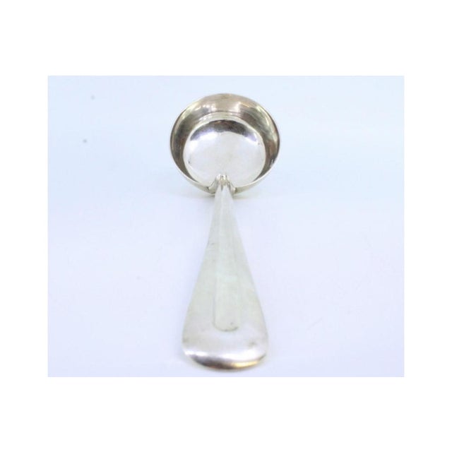 Plain Silver Soup Ladle For Sale - Image 3 of 8