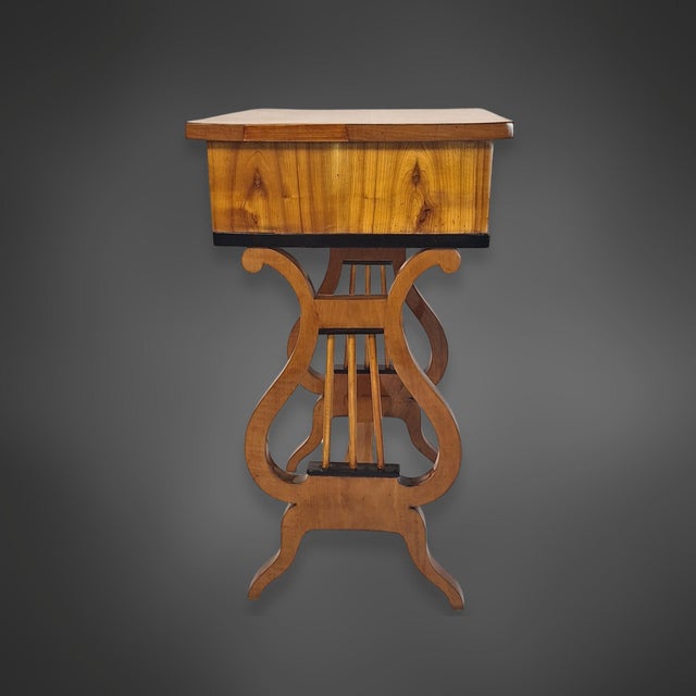 Biedermeier Lyrical Table in Cherrywood, Germany, 1825 For Sale - Image 4 of 9