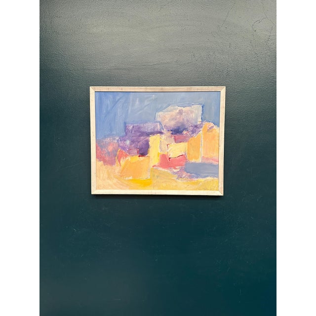 Aulikki Bondeson, Abstract Composition, 1994, Oil on Panel, Framed For Sale - Image 15 of 18