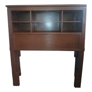 Hillsdale 6 Shelf Bookcase Teak Stained For Sale