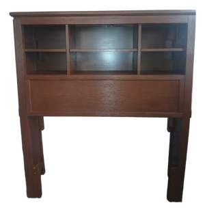 Hillsdale 6 Shelf Bookcase Teak Stained