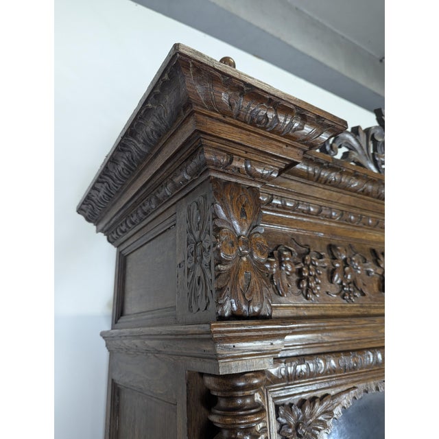 Renaissance Style Hunting Cabinet in Walnut For Sale - Image 13 of 15