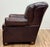 Vintage Oversized Tufted Leather Writers Chair With Ottoman For Sale In Kansas City - Image 6 of 18