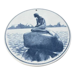 1950s Royal Copenhagen Little Mermaid Trivet