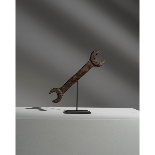Early 20th Century French Metal Wrench On Stand For Sale - Image 17 of 18