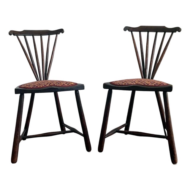 Early 20th Century Pair of Vienna Secession Modern Chairs by Adolf Loos For Sale